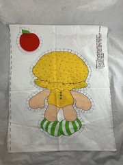 Spring Mills Strawberry Shortcake Apple Dumplin Fabric Panel 5715 Cut n Sew VTG