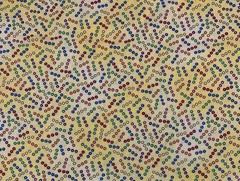 Polka Dot Fabric By N Smith & L Milligan For AvLyn Red Blue Orange Purple 1 Yard