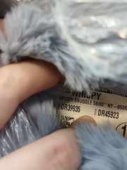 Whispy Snuggle Gray Faux Fur Plush Polyester Fabric Bolt 58/60″ Wide Craft