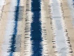 Groundworks Contemporary Upholstery Fabric Dendrite Embroidery Blue Geode 1.4 yd