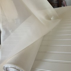 SILK off-white, FABRIC 10 Yards x 22 Inches Wide or 360 Inches x 22 Wide
