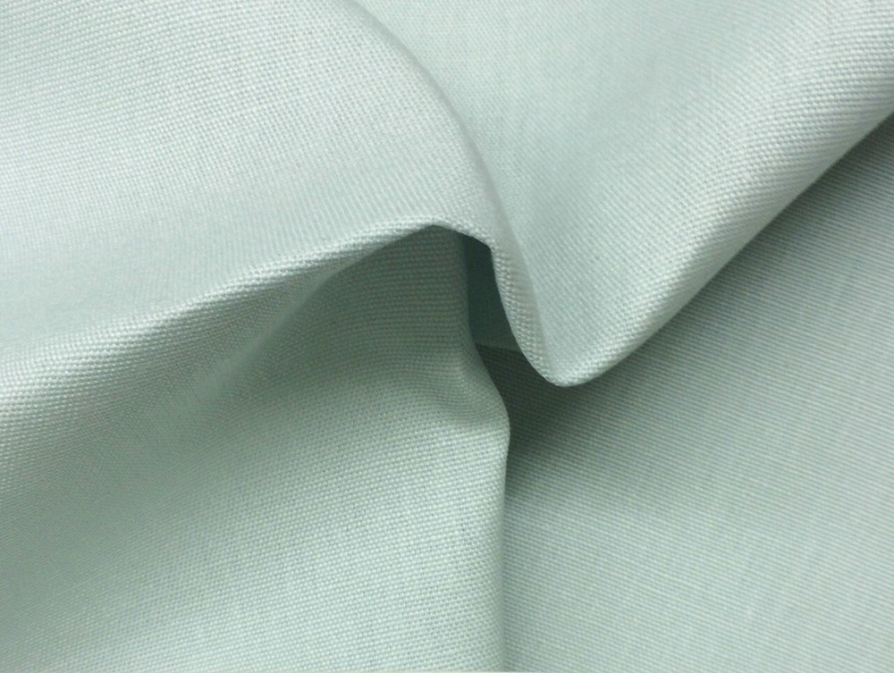 P KAUFMANN SLUBBY LINEN SKY BLUE/GREEN 100% LINEN MULTIUSE FABRIC BY YARD 55″W