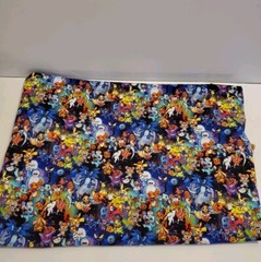 Pokémon Spooky Halloween Fabric- Cotton Spandex Material. New. 63 X 40 Inches.
