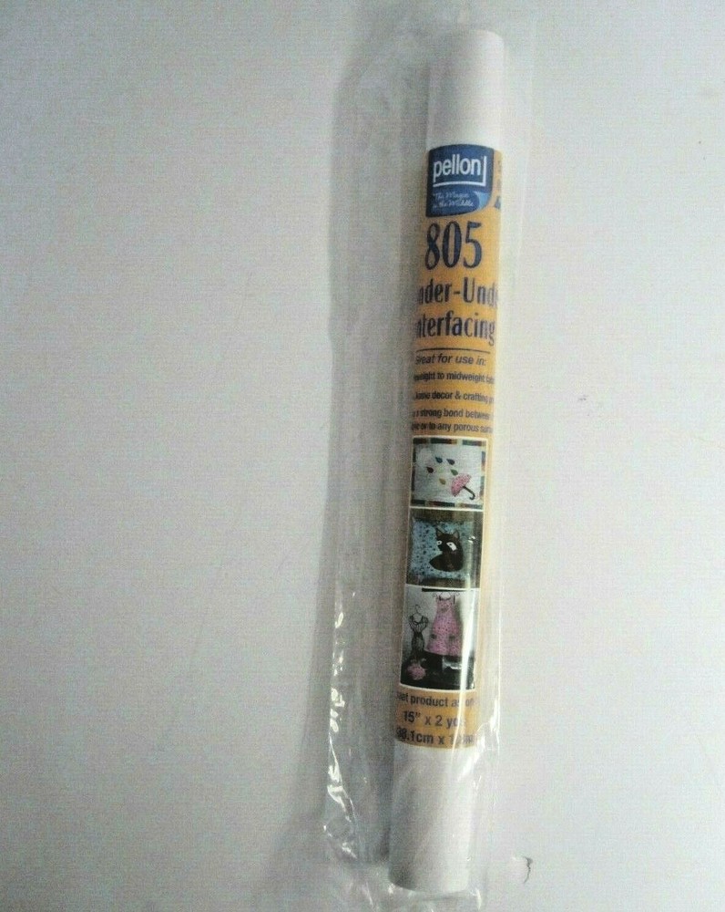 Pellon 805 Fabric Wonder-Under Interfacing Clear 15″ X 2 yards Sewing Craft