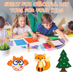 40Pcs 8×12 Inches Coloured Felt Fabric Sheets, Brown Series | Fabrics Craftwork