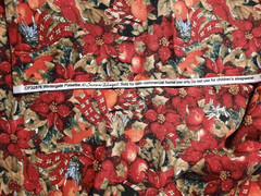 Lot of 6 Pieces Cotton Christmas Fabric Sewing Quilting 10.5 Yards