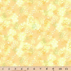 Awakening Yellow Dots Blender Cotton Fabric Sale 5742 YO Fabric by the half yd