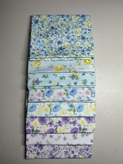 8 pieces of 18 x 21-inch fabric