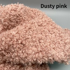 Curly Plush Faux Sherpa Fleece Fabric ry DIY Toy Doll Material 40 45CM