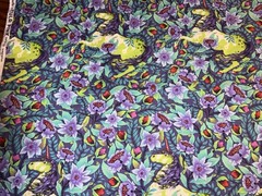 Tula Pink Pinkerville Imaginarium Unicorn Fabric Free Spirit 1 Yard Purple Green