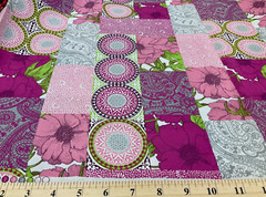 BROTHER SISTER DESIGN #B52-FLORA-P01-PATCHWORK (2012)- BY THE YARD
