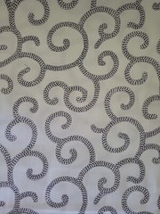 Thread Fusion by Laura Heine black & white King’s Road cotton fabric by the yard