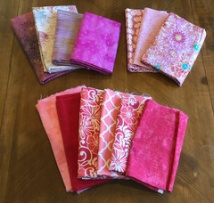 15 lbs Quilt Fabric Lot | Red/Pink Variety Bundle | 39 Assorted Pieces & Sizes