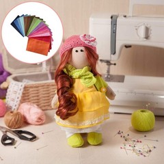 17 pcs 18″ x 22″（46 * 56cm）Cotton Fat Quarter Bundle Assorted Colo