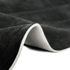 96″ x 60″ Black Suede Headliner Fabric with Foam for Car Roof Upholstery