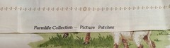 Vtg Cranston~”Farmlife Collection”~”Cow & Calf”~ Cotton Fabric ~ 13.5″x11.25″