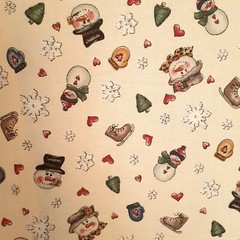 Dianna Marcum for Marcus Brothers Snow Buddies Vest Panel One Size Cream/Ivory