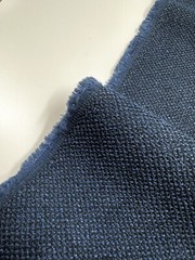 Designtex Adler in Indigo, 12yards+, Textured Upholstery W/ Stain Repell