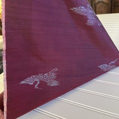 SILK DARK RED, FABRIC 13 Yards x 15 Inches Wide or 468 Inches x 15 Wide