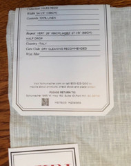 Miles Redd SCHUMACHER Watercolor in Celadon 17 1/2 x 17 3/4″ Linen Fabric Sample