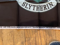 Fat Qtr of Fabric: Slytherin Crest by Camelot Fabrics OOP