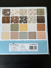 RILEY BLAKE Layer Cake – 42 10” Squares PUMPKIN SPICE By Simple Simon & Company