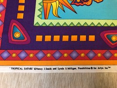 Tropical Safari Avlyn Inc 2 Panels 20×22.5 each Square , 41×23 Per Panel