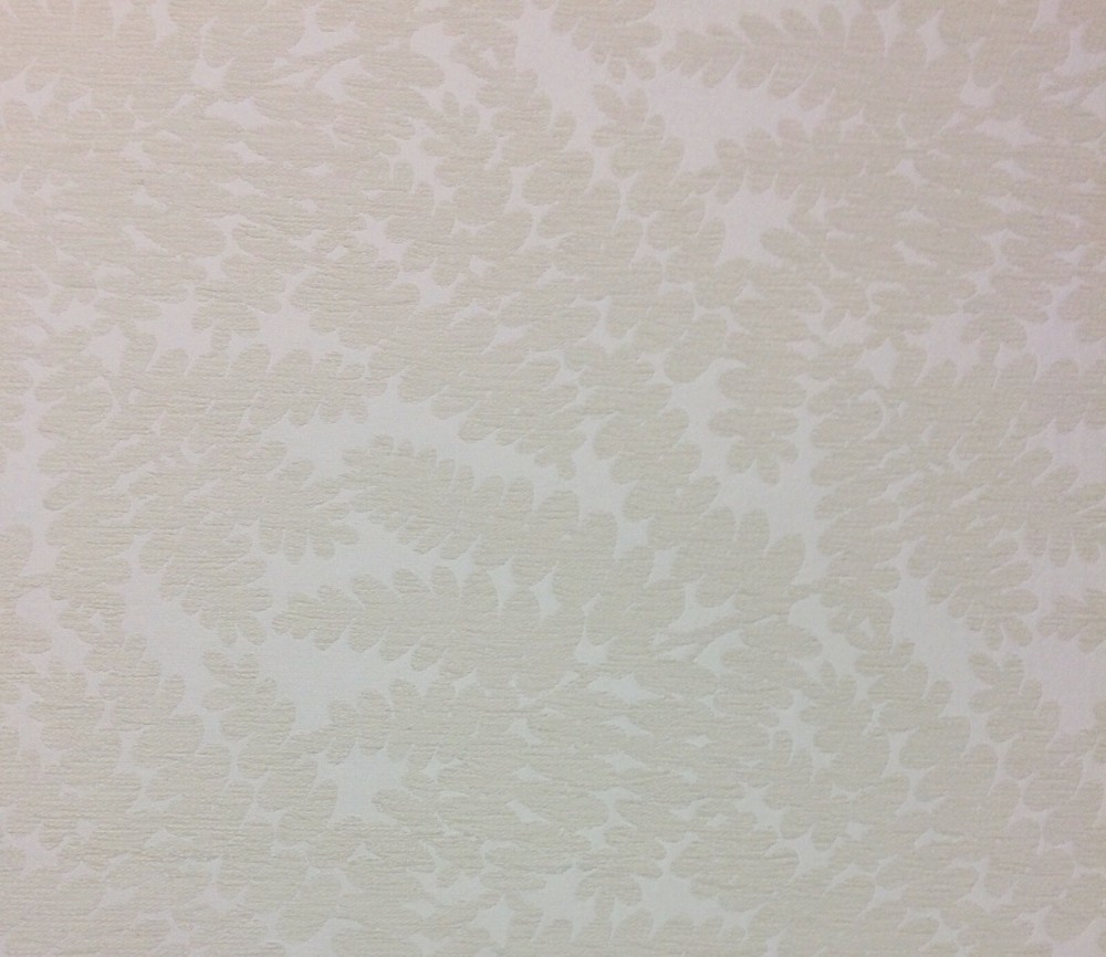 BALLARD DESIGN CARA WHITE InsideOut® PERFORMANCE LEAF MOTIF FABRIC BY YARD 54″W