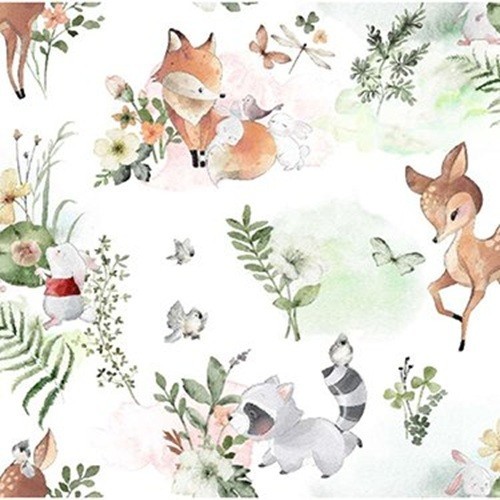 NATURE BABY NURSERY Cotton Flannel Print by SPRINGS CREATIVE BTY
