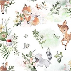 NATURE BABY NURSERY Cotton Flannel Print by SPRINGS CREATIVE BTY