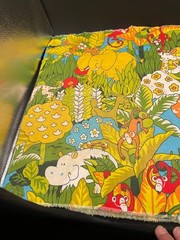 House ‘N Home Fabrics Animal Forest Jungle Drapery Fabric Multi Color 45″x21″
