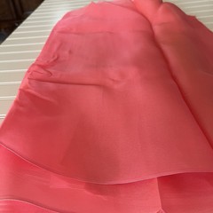 SILK SALMON FABRIC 3 Yards x 21 Inches Wide or 108 Inches x 21 Wide
