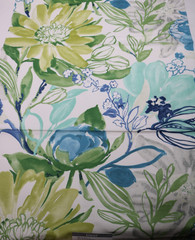 Kravet Basics 25″x36″ Fabric Remnant “Meundiers ” Color Greens Blues