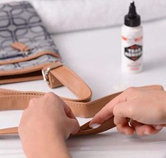 Instant Fabric and Leather Adhesive 2 oz Waterproof Quick-Dry Bond
