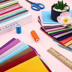 120 Pcs Cotton Fabric Bundles 10″ X 10″ Solid Precut Fat Quarters Multicolor Squ