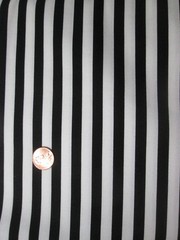 Timeless Treasures Cotton Fabric -Black & White Stripe – 1 yard