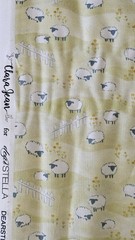 Little Sheep By the yard by 43 inches cotton print Dear Stella
