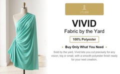 Vivid Knit Mesh Fabric by the Yard 4-Way Stretch 100% Polyester 57/58″ Wide