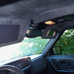 47/60/80/98” Suede Headliner Fabric 60″ W Car Roof Liner Replacement Foam Back
