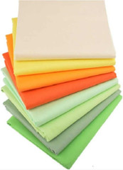 Crafts Fabric Pre-Cut 40cm x 50cm Solid Color Cotton Craft Fabric 8pcs/lot