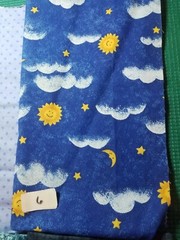 FQs 1/4 Yds Scraps Blue Aqua Turquoise Stripe dot Calico cotton quilting Fabric