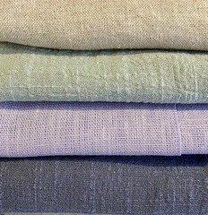 Bundles of Lightweight Pastel Linen & Cotton/Linen Fabric for Crafting