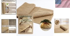 Jute Burlap Fabric Roll 20 Inch x 5 Feet Durable Material for Upholstery