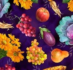 Quilting Treasures – Harvest Fruits And Floral Quilting And Crafting Fabric