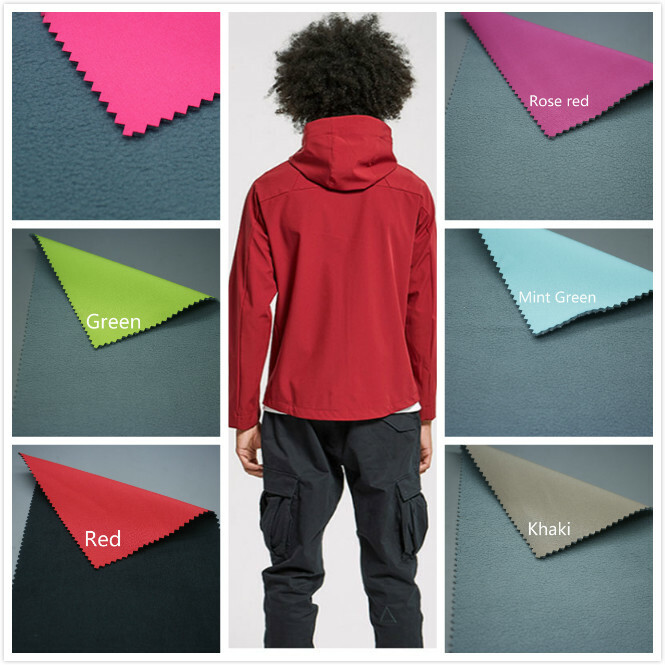 Stretch Polar Fleece Softshell Fabric Cloth Double Face Hiking Pant Coat Costume