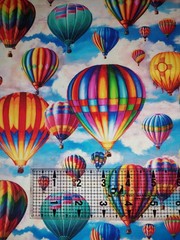 Hot Air Balloon Fabric 100% Cotton Material