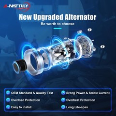 105A New Alternator Compatible With 2001 2002 2003 2004 Ford Mustang 3.8 V6, …