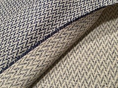 1.25 yards KRAVET DESIGN 36418.50 Chevron Navy Performance Crypton Home Fabric