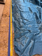 Turquoise Silky Satin Fabric 5 Yards x 60” Wide Luxury Sewing Dress Decor