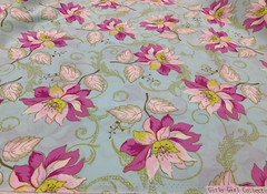 ART GALLERY FABRICS – GIRLY GIRL #GIG-608-AQUA GARDEN- BY THE YARD
